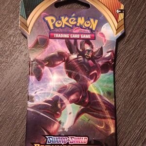 Pokemon TCG stored and shield booster pack Darkness Ablaze